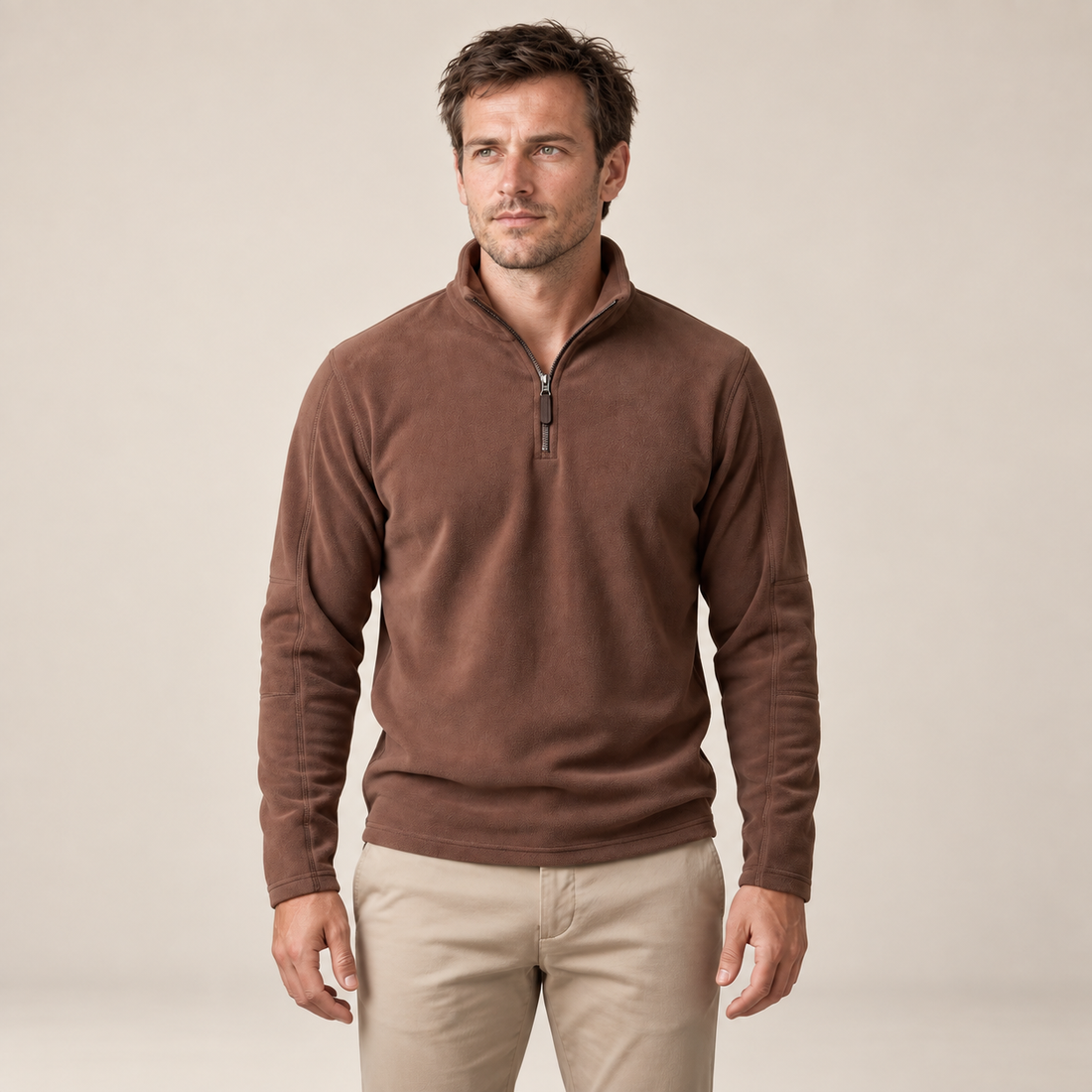 Men's Fleece Quarter-Zip Pullover