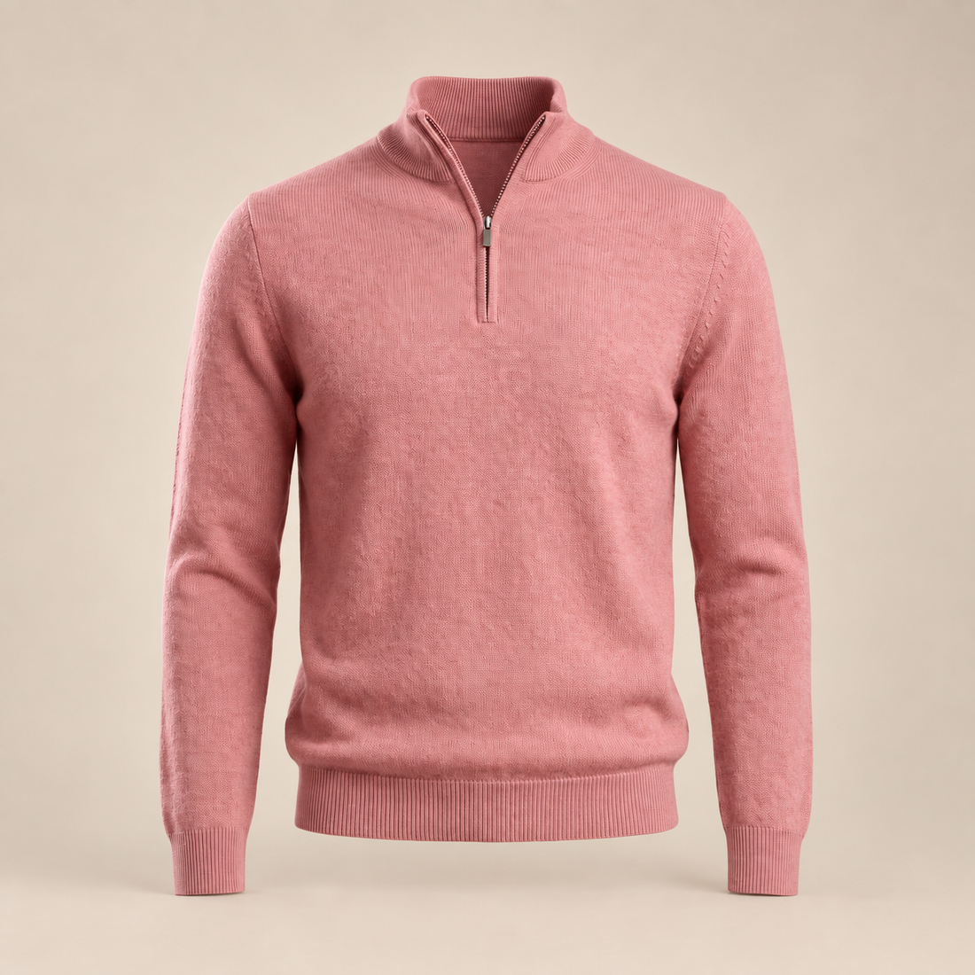 Men's Half-Zip Knit Sweater