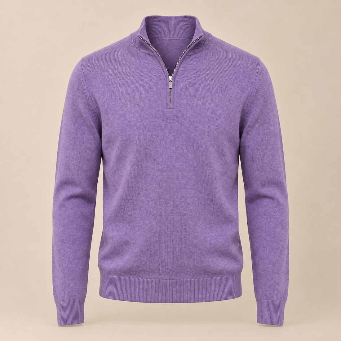 Men's Half-Zip Knit Sweater