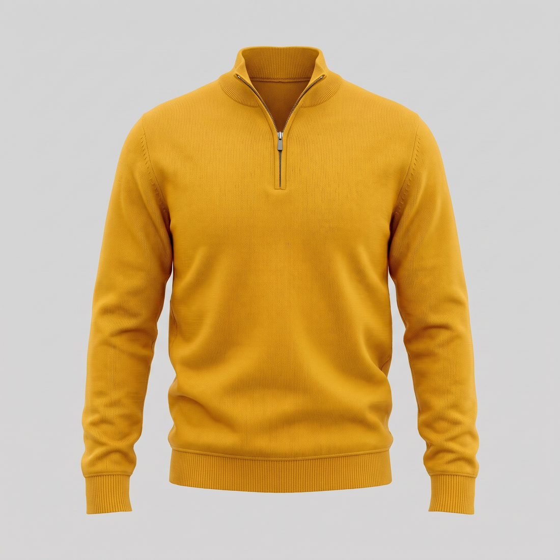 Men's Half-Zip Knit Sweater