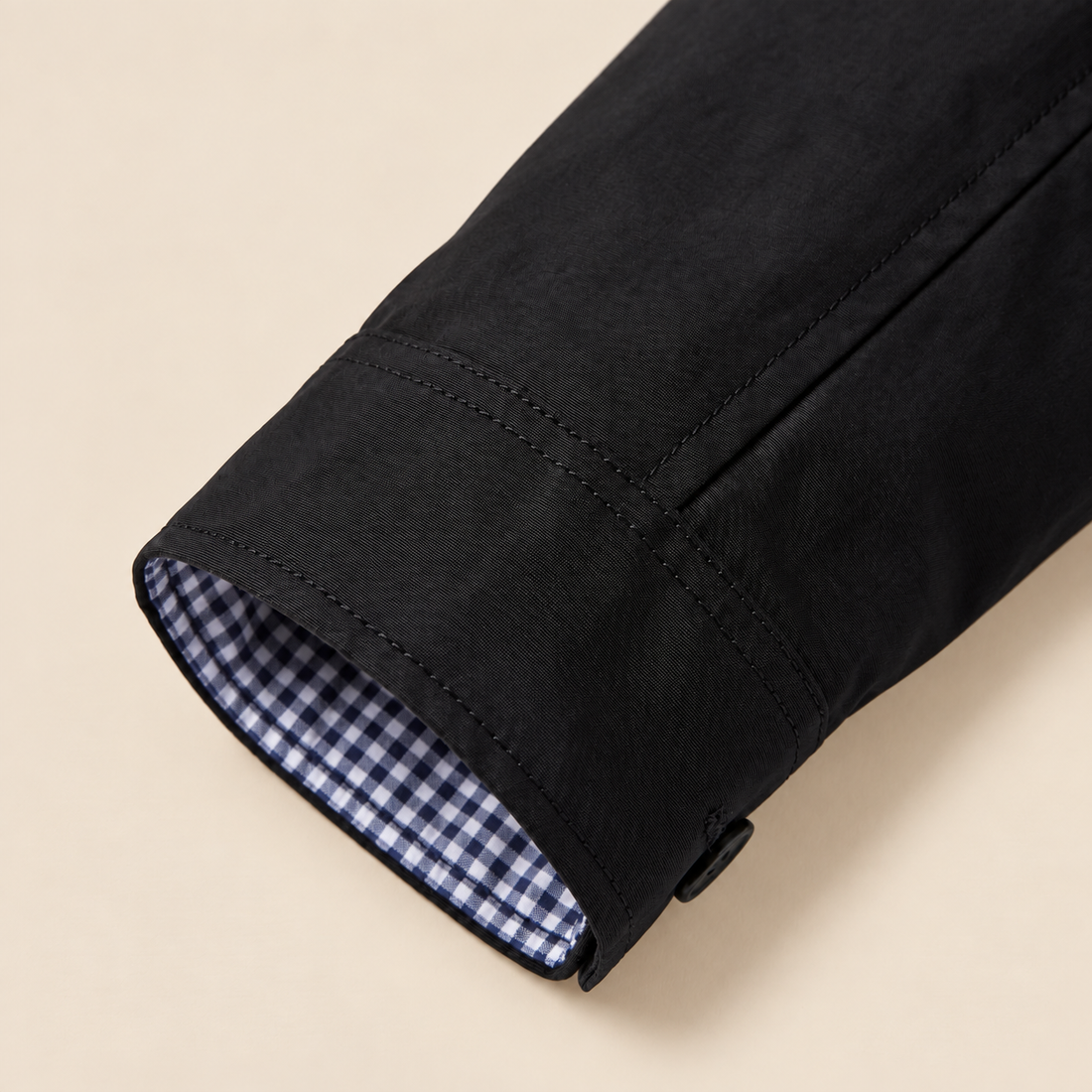 Men's Harrington Jacket with Check Lining