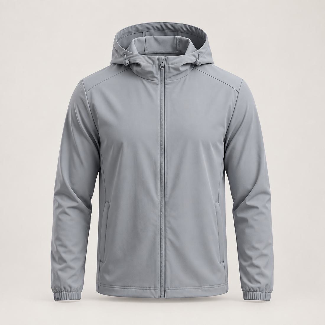 Men's Softshell Jacket with Drawstring Hood