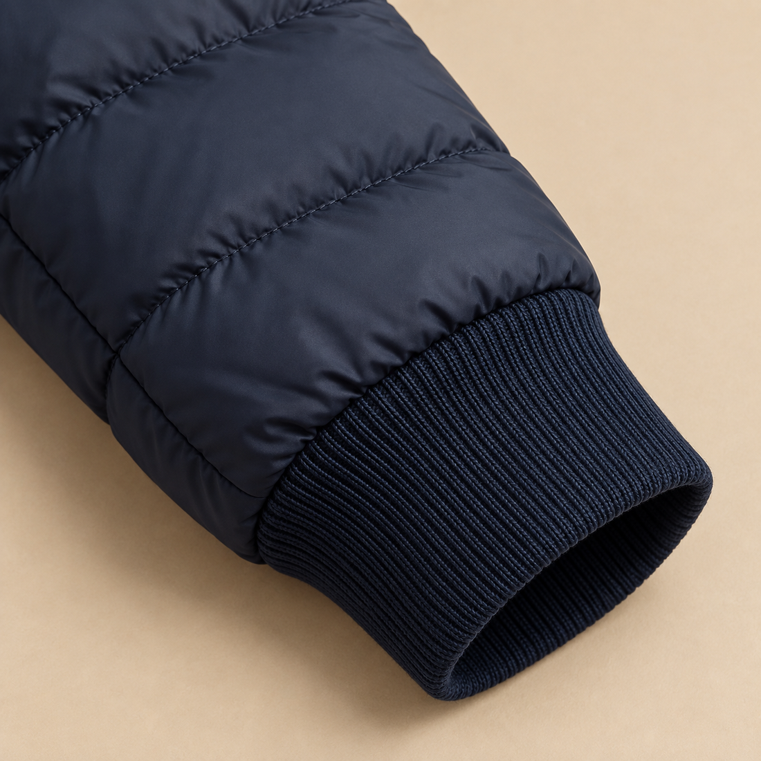 Men's Knit Sleeve Down Jacket