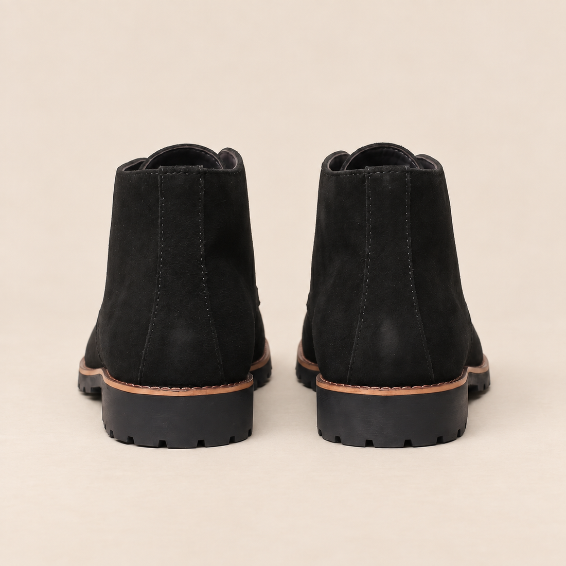 Men's Faux Leather Ankle Boots