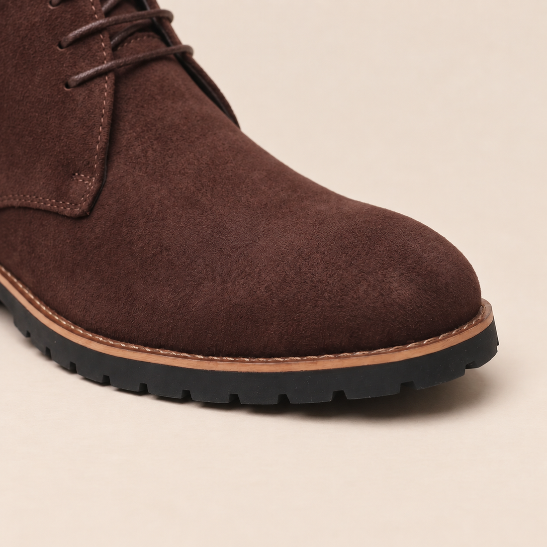 Men's Faux Leather Ankle Boots