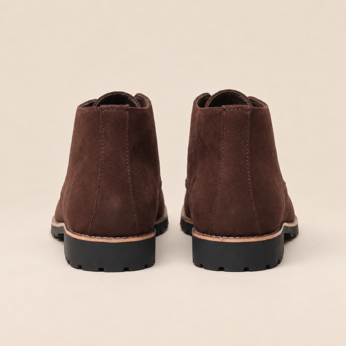 Men's Faux Leather Ankle Boots