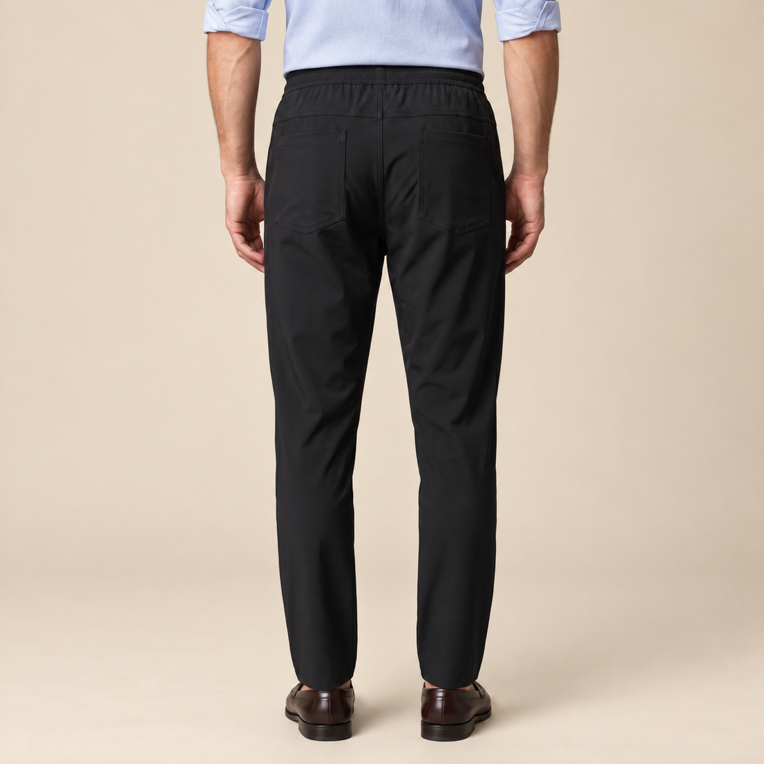 Men's Lightweight Nylon Drawstring Trousers