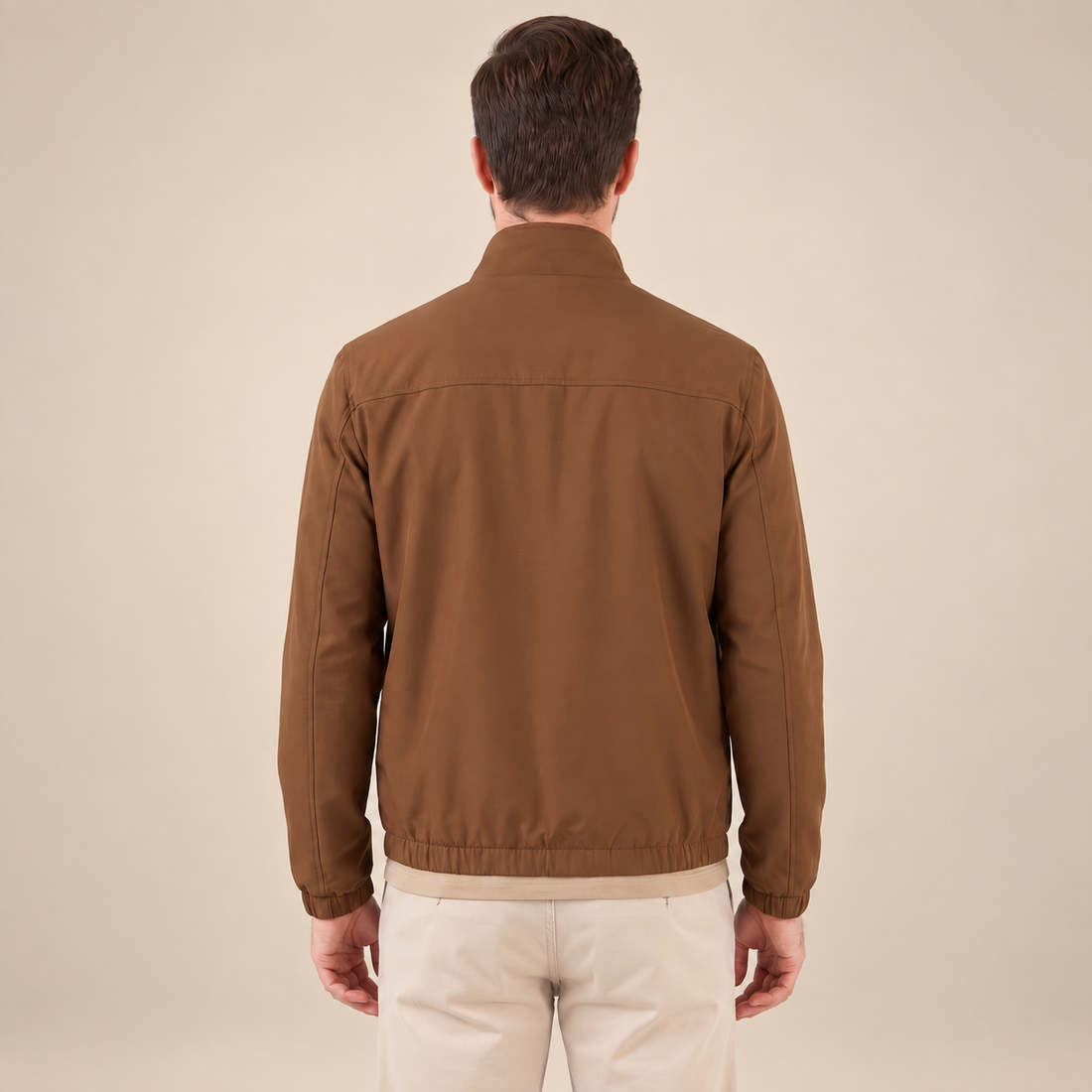 Men's Lightweight Zip-Up Bomber Jacket
