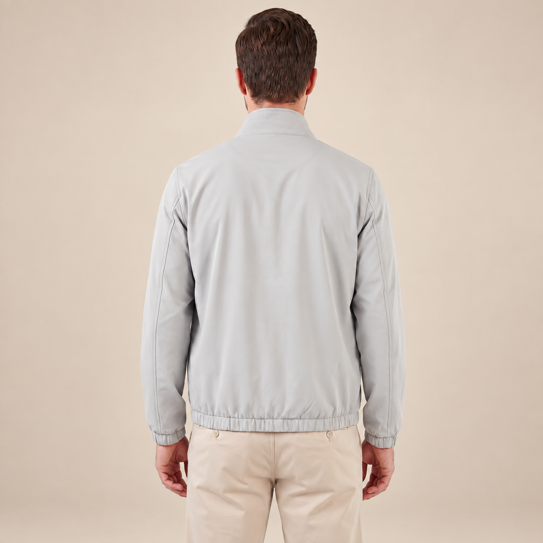Men's Lightweight Zip-Up Bomber Jacket