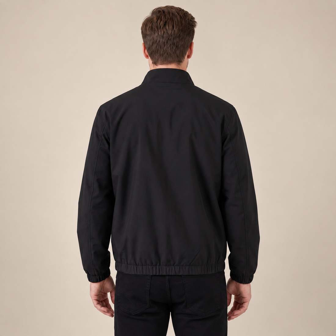 Men's Lightweight Zip-Up Bomber Jacket