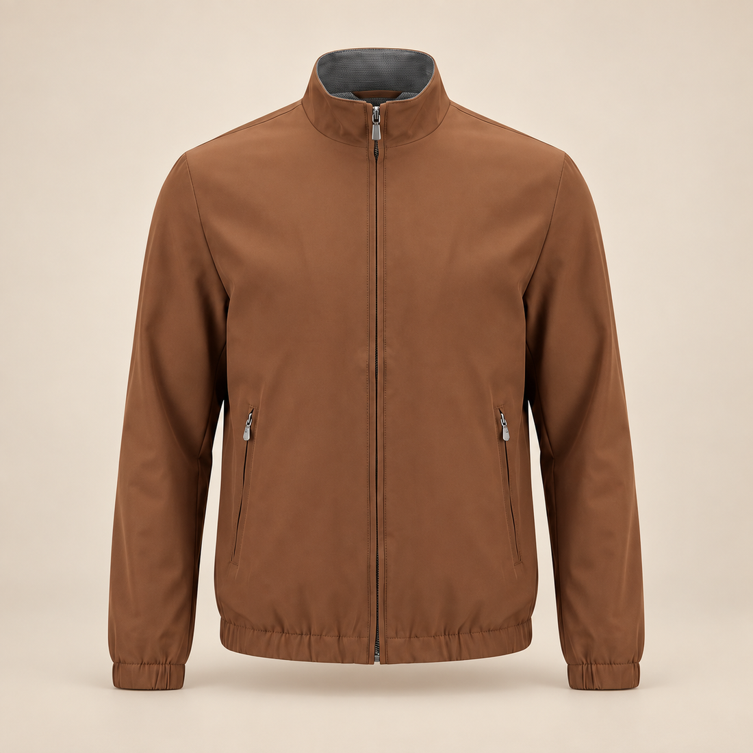 Men's Lightweight Zip-Up Bomber Jacket