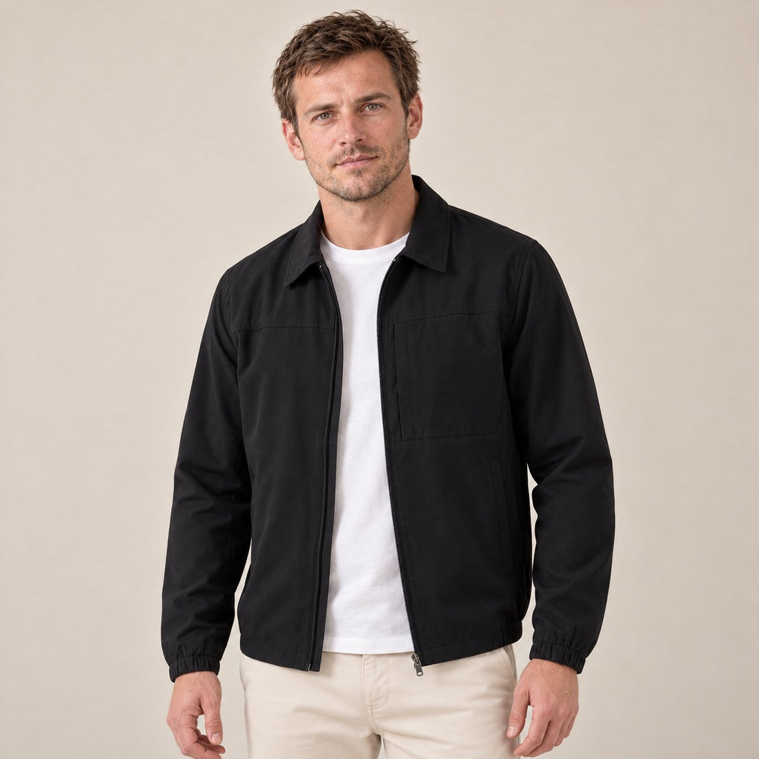 Men's Lightweight Zip-Up Spring Jacket