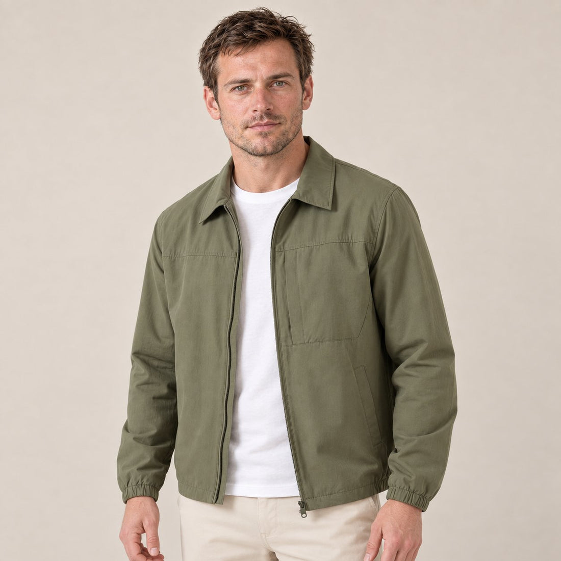 Men's Lightweight Zip-Up Spring Jacket