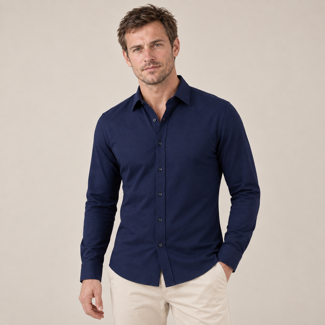 Men's Long Sleeve Dress Shirt