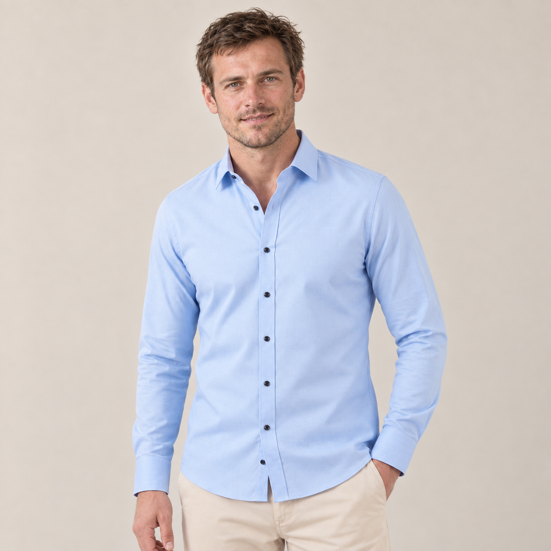 Men's Long Sleeve Dress Shirt