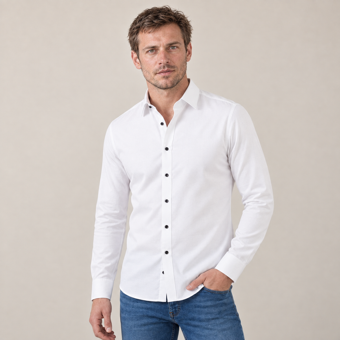 Men's Long Sleeve Dress Shirt