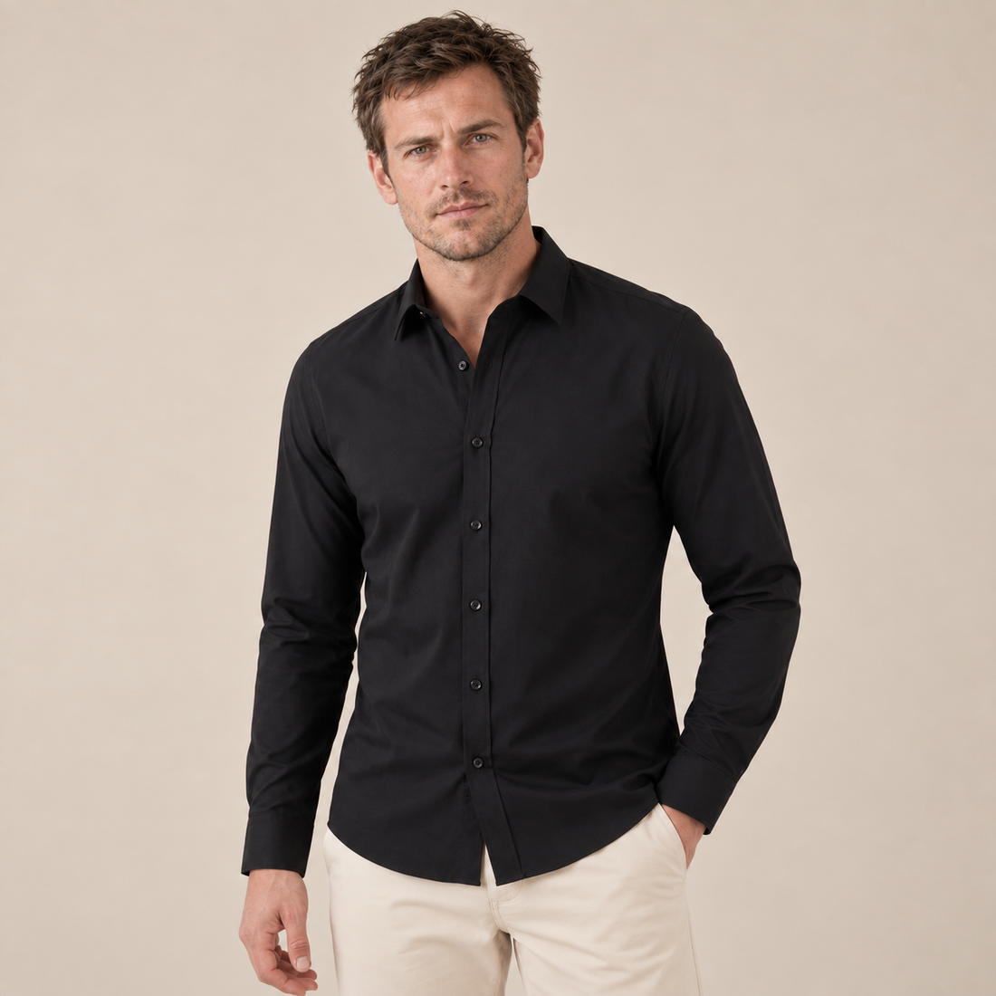 Men's Long Sleeve Dress Shirt