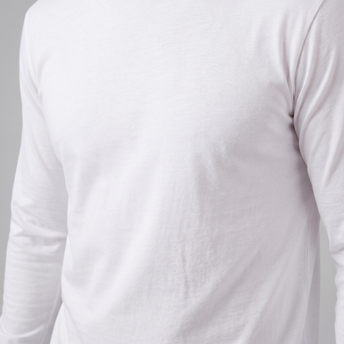 Men's Long-Sleeved Crew Neck Sweater