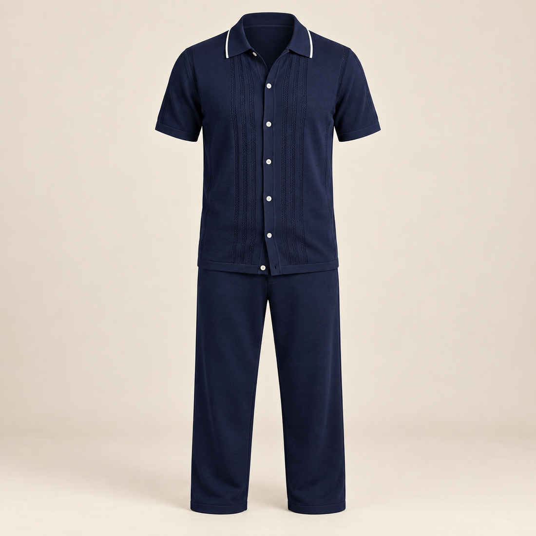 Men's Loungewear Knit Two-Piece Set