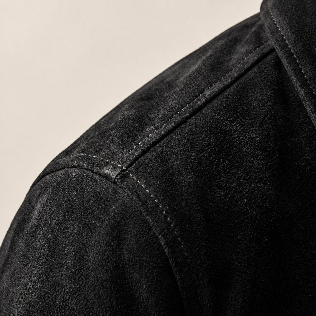 Men's Minimalist Button Closure Jacket