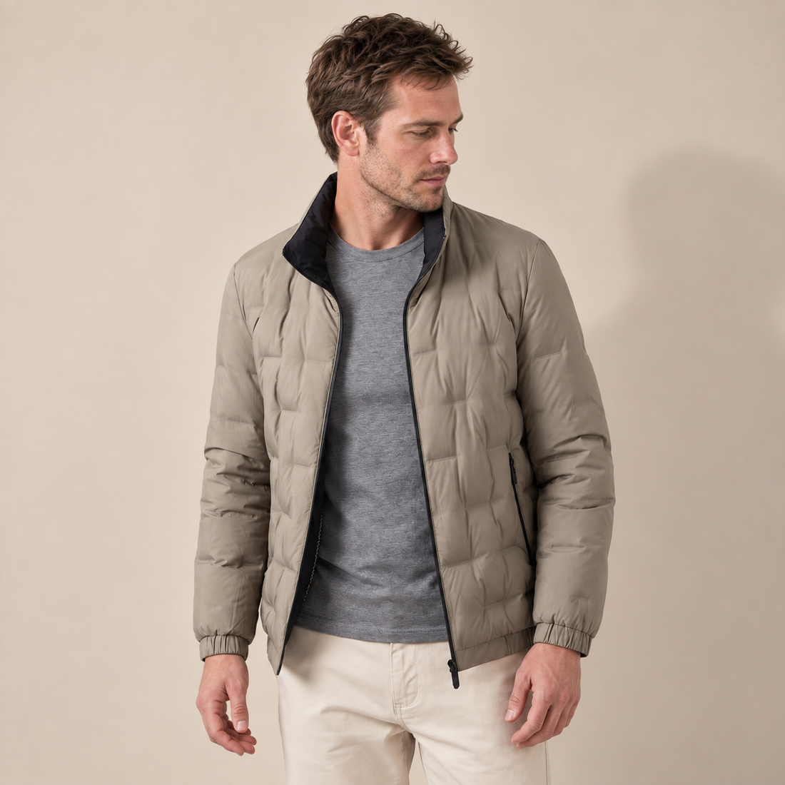 Men's Modern Quilted Jacket