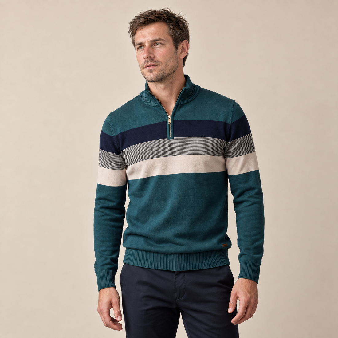 Men's Quarter-Zip Sweater