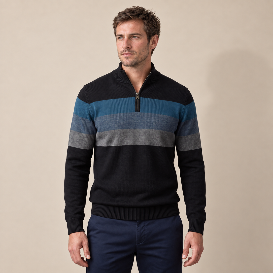 Men's Quarter-Zip Sweater