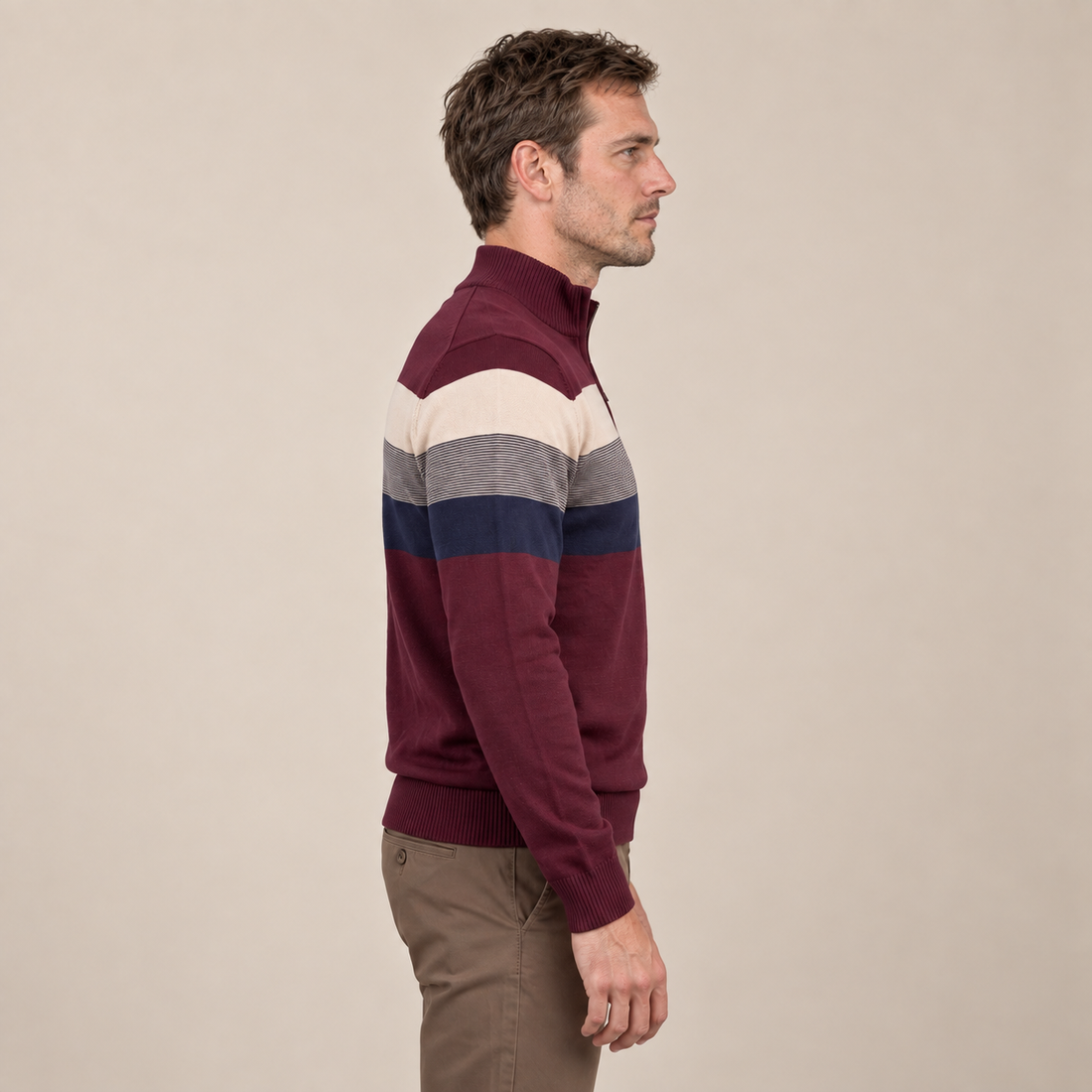 Men's Quarter-Zip Sweater
