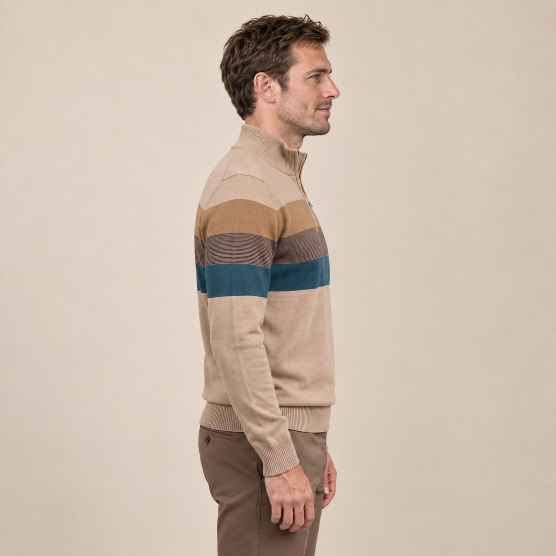 Men's Quarter-Zip Sweater