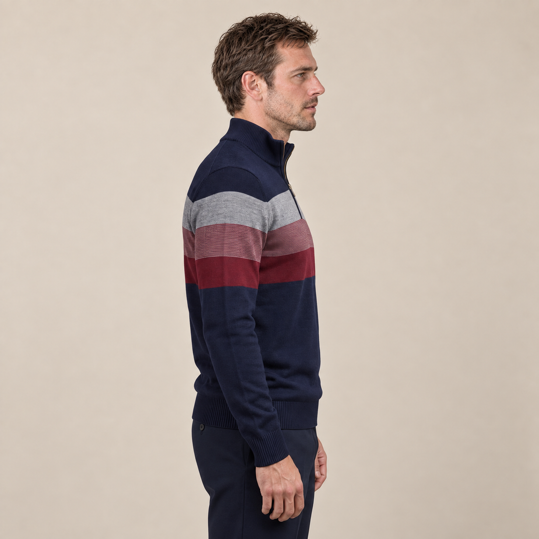 Men's Quarter-Zip Sweater