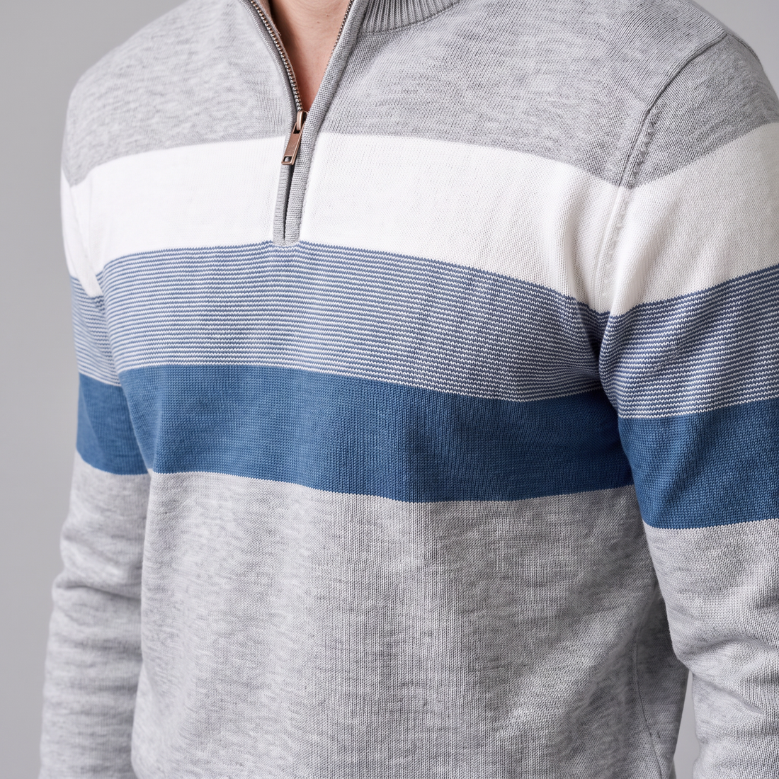 Men's Quarter-Zip Sweater