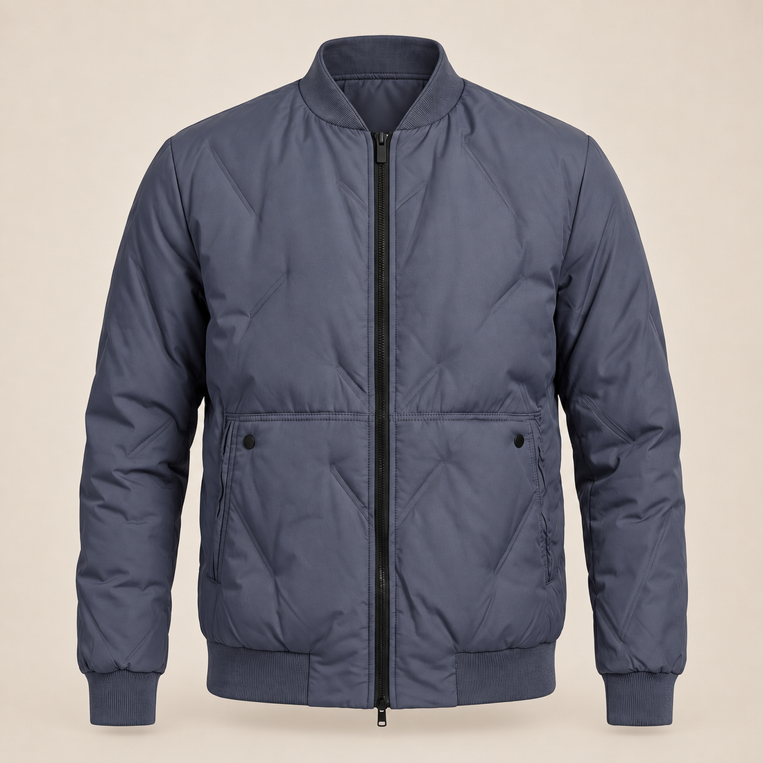 Men's Quilted Bomber Mid Jacket