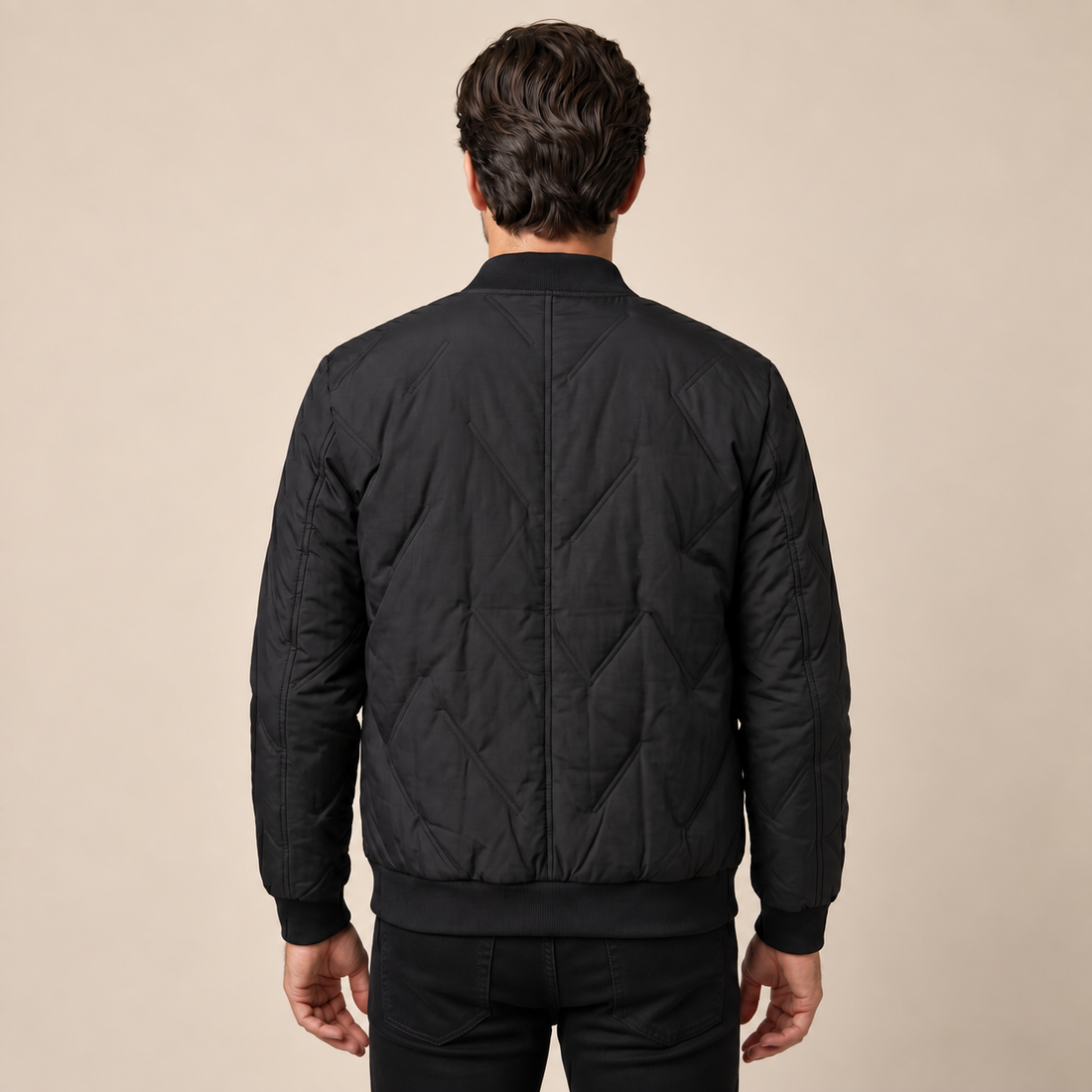 Men's Quilted Bomber Mid Jacket