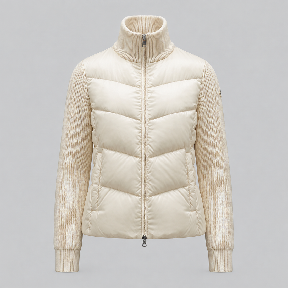 Men's Quilted Hybrid Knit Jacket