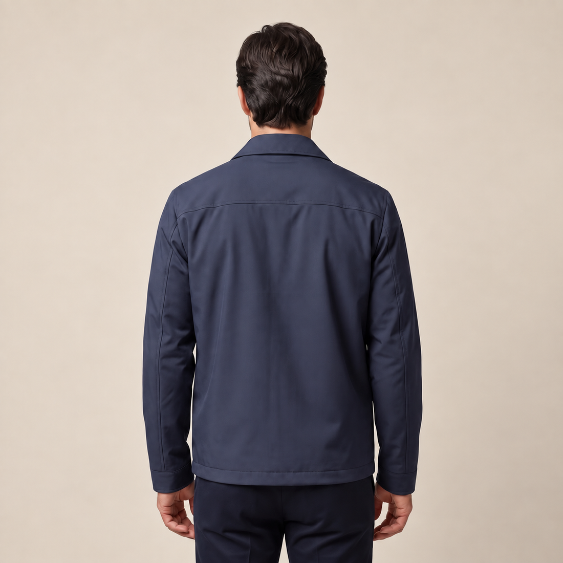 Men's Quilted Lined Zip Jacket