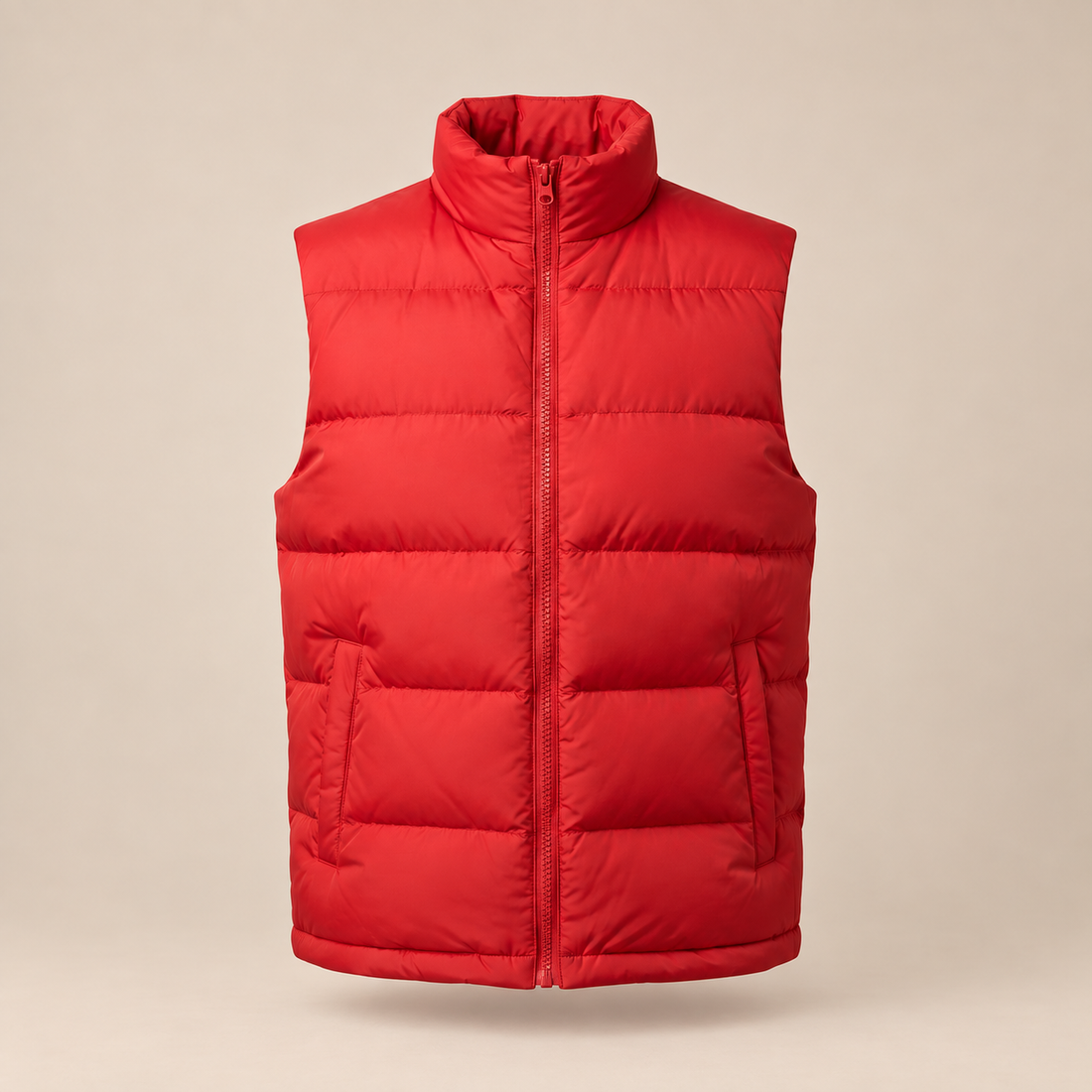 Men's Quilted Padded Gilet with Contrast Lining
