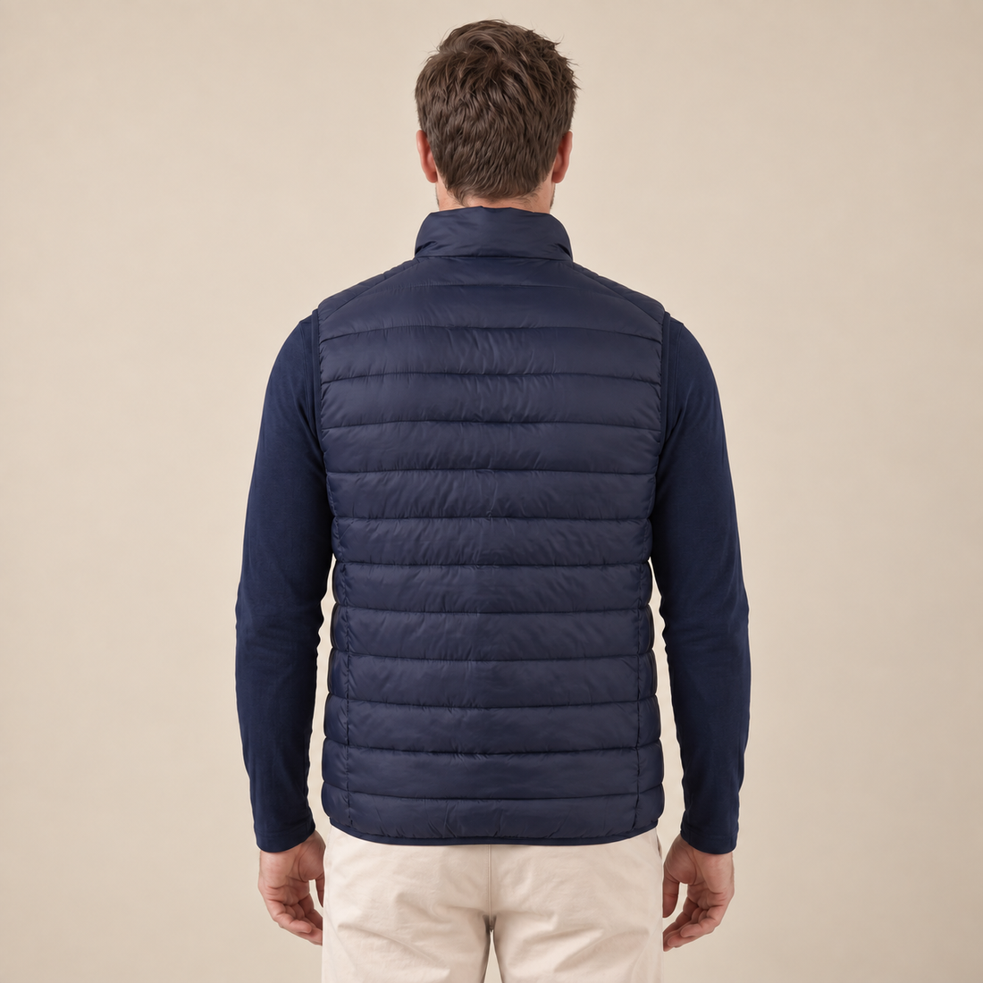 Men's Nylon Quilted Padded Gilet
