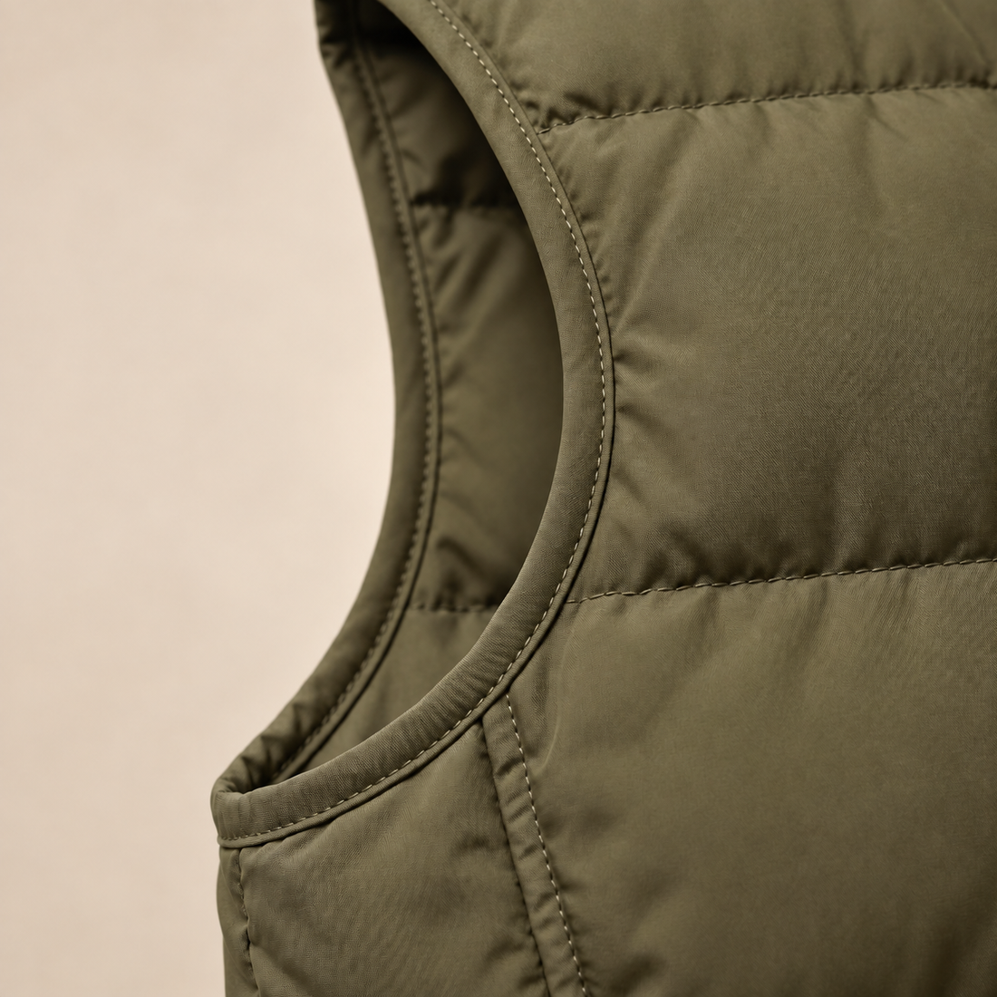 Men's Quilted Padded Gilet with Contrast Lining