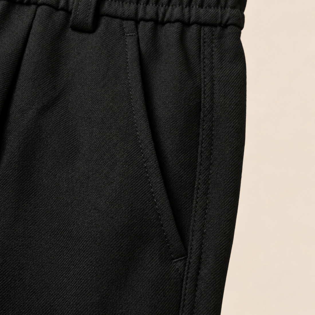 Men's Relaxed Drawstring Tapered Trousers