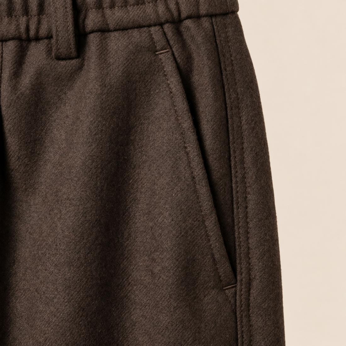Men's Relaxed Drawstring Tapered Trousers