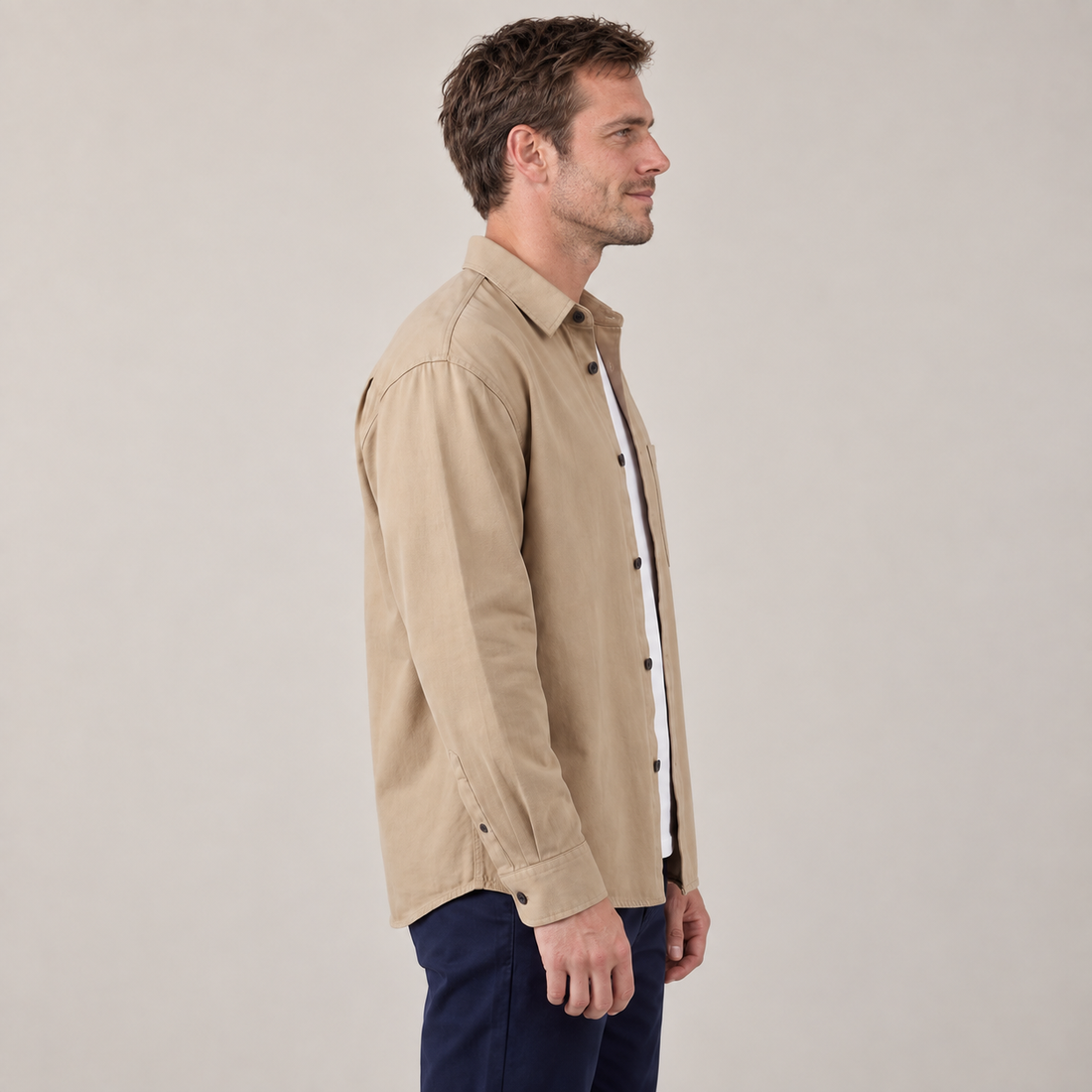 Men's Relaxed Overshirt Jacket