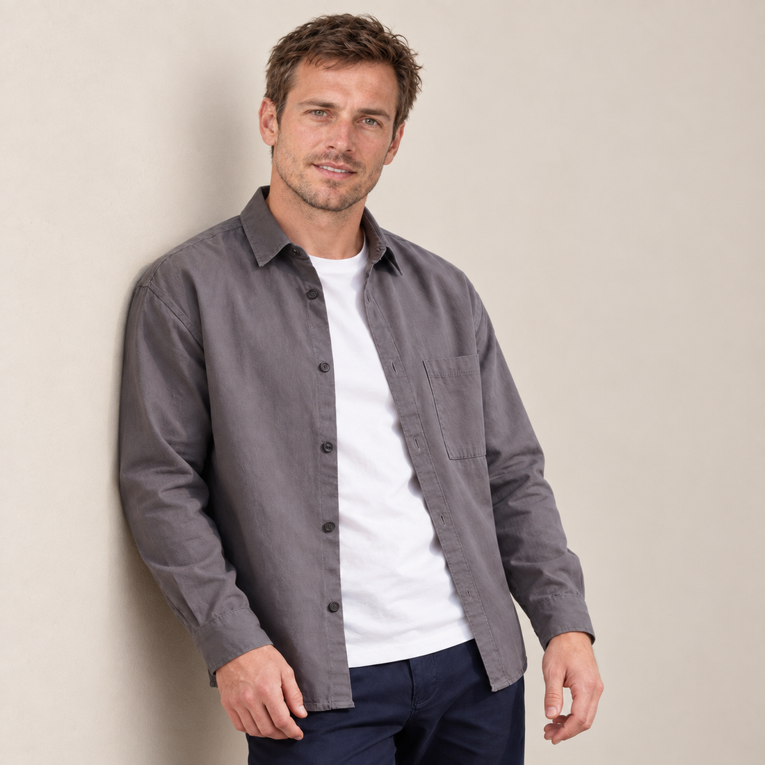 Men's Relaxed Overshirt Jacket