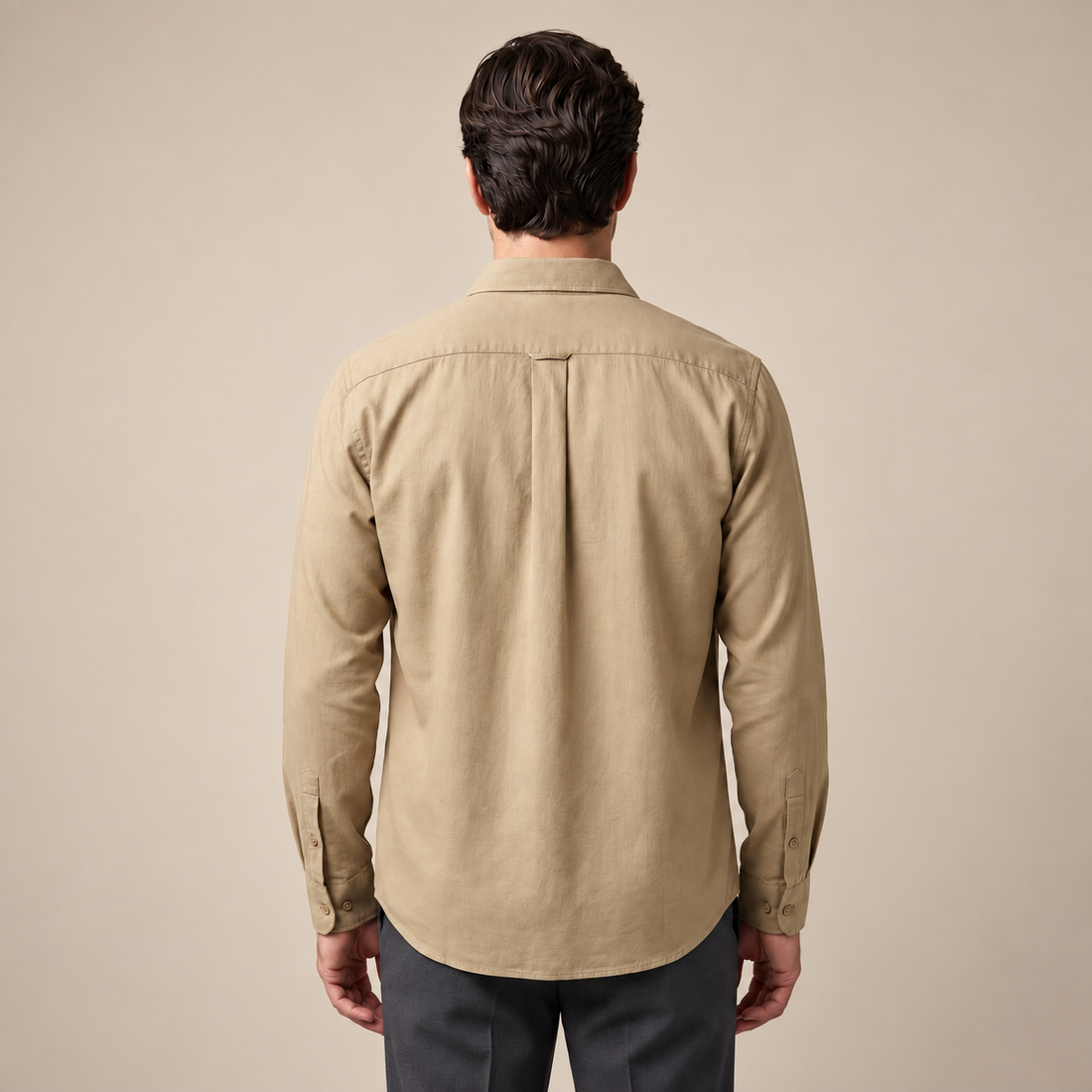 Men's Relaxed Viscose Autumn Overshirt