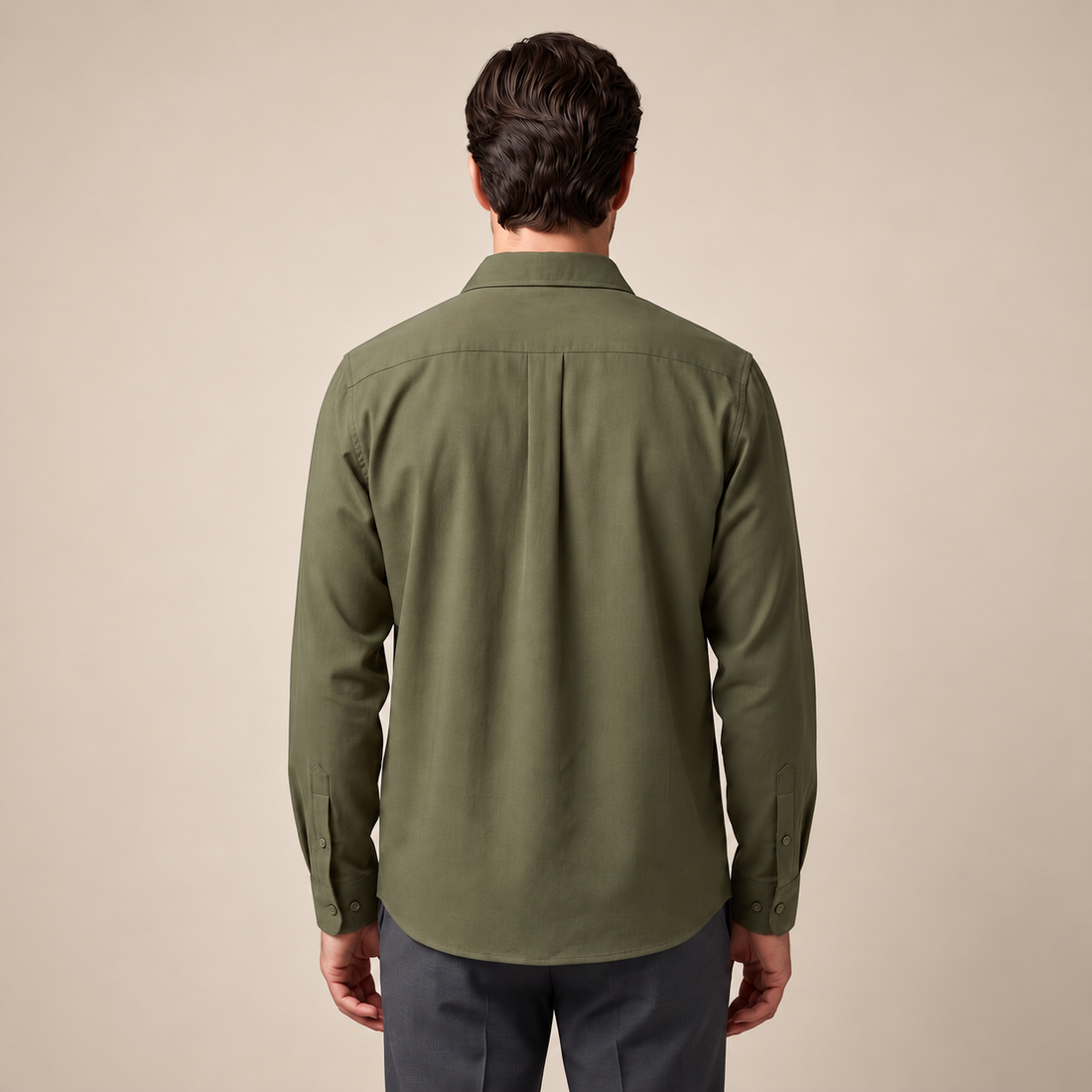 Men's Relaxed Viscose Autumn Overshirt