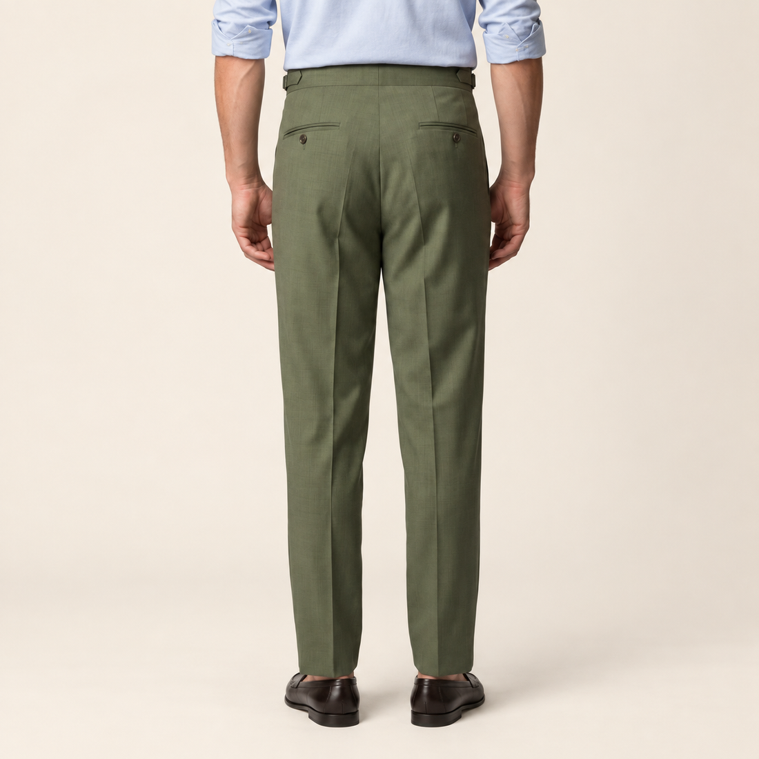 Men's Retro Straight Leg Trousers