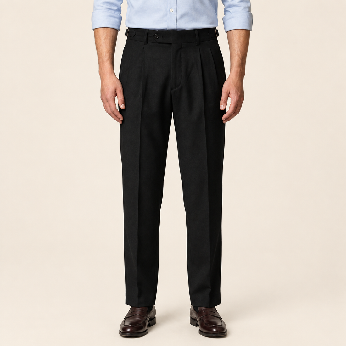 Men's Retro Straight Leg Trousers