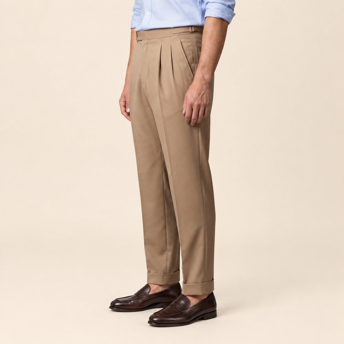 Men's Retro Straight Leg Trousers
