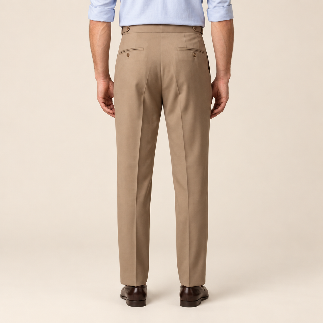 Men's Retro Straight Leg Trousers
