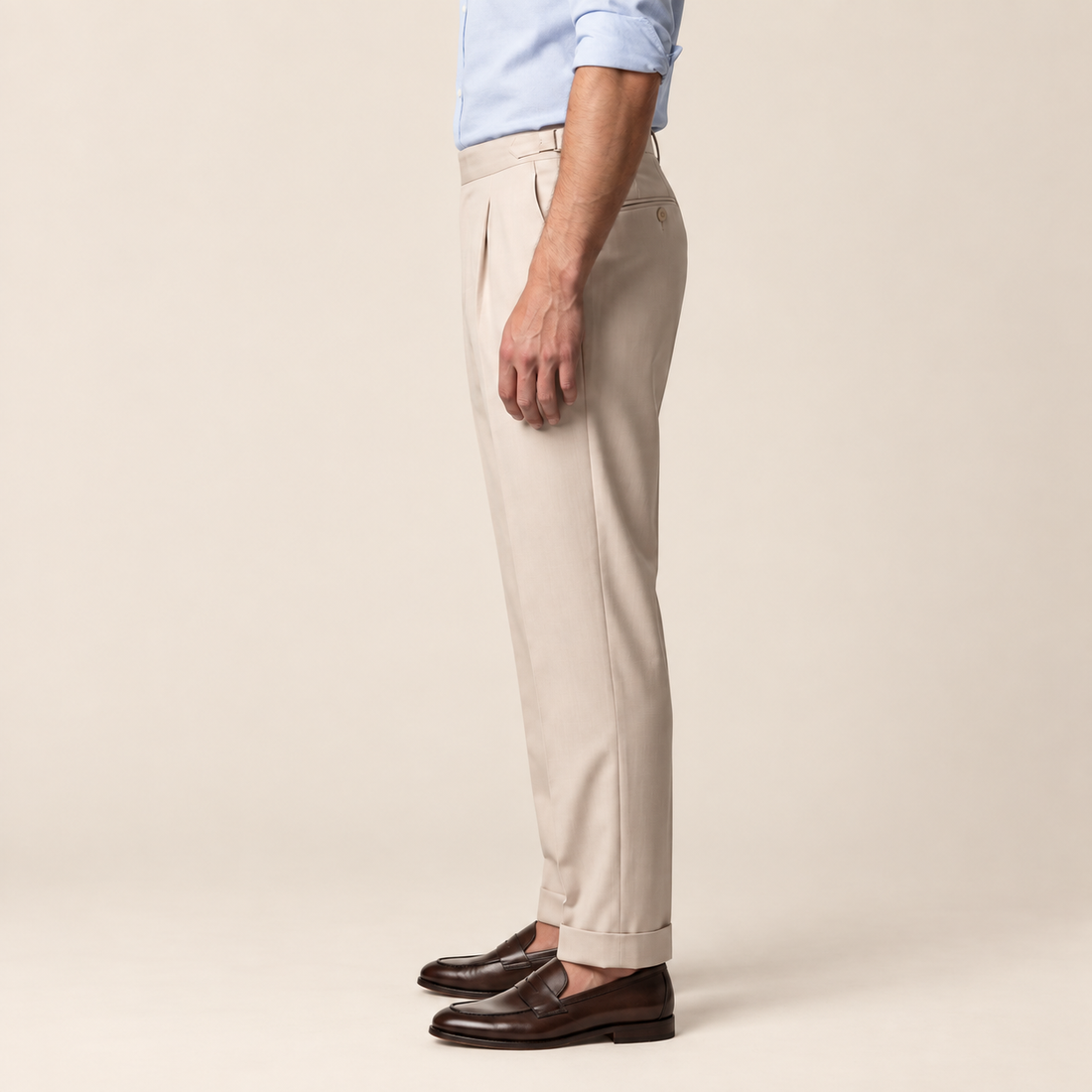Men's Retro Straight Leg Trousers