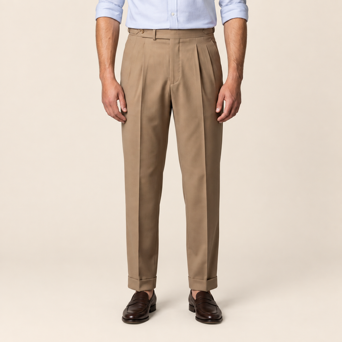 Men's Retro Straight Leg Trousers